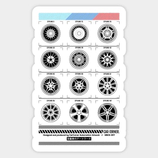 EDM - M Power Wheels - CarCorner Sticker